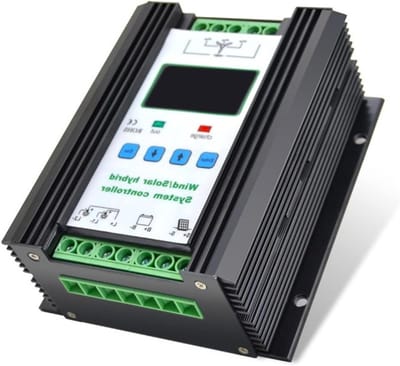 Zonne Laadregelaar - Wind Energie Controle - Energie Beheer - Hybride PWM Technologie - 12V 24V 30A - Aluminium