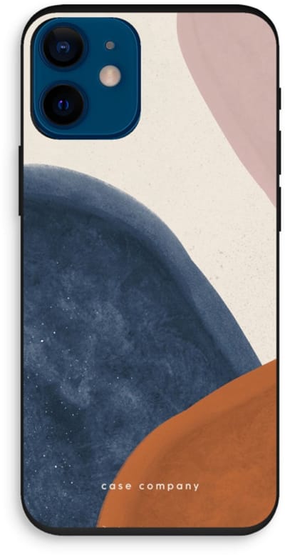 Case Company® - Hoesje geschikt voor iPhone 12 mini hoesje - Geo #1 - Biologisch Afbreekbaar Telefoonhoesje - Bescherming alle Kanten en Schermrand
