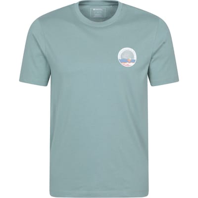 Mountain Warehouse Heren Brighton Korte Mouwen T-Shirt (Lichtgroen)