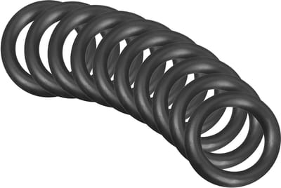 30 mm x 20 mm x 5 mm nitril-rubberen afdichtingen x 10 stuks ronde afdichting voor kraan loodgieterswerk reparatie afdichting verbinding [zwart]