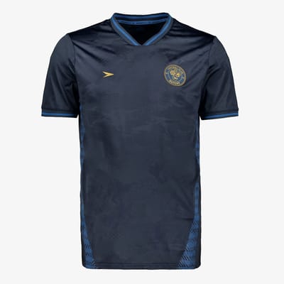 Dutchy Dry heren voetbal T-shirt donkerblauw - Maat S