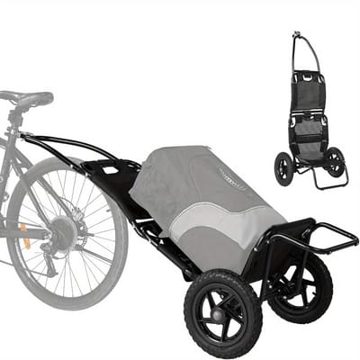 ML 51. Cargo Trailer voor Fiets, 2-in-1 Fietsenkar - Boodschappentrolley - Handkar