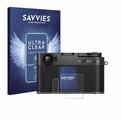 Savvies - Screenprotector voor Fujifilm X Half X-HF1 - Folie Beschermfolie transparant 18 Stuks