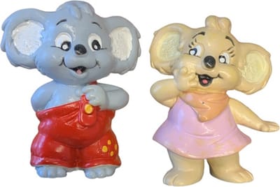 Koala speelfiguurtjes/Taarttoppers 2 stuks (+/-5cm), merk : Schleich.