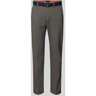 Slim fit chino met riem