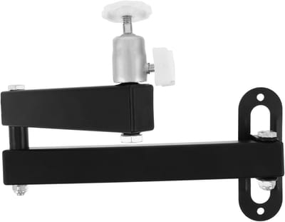 Projector Muurbeugel - Projector Ophanging - Thuisbioscoop Inrichten - 360 Graden Draaibaar - 24 x 12.5 cm - Zwart