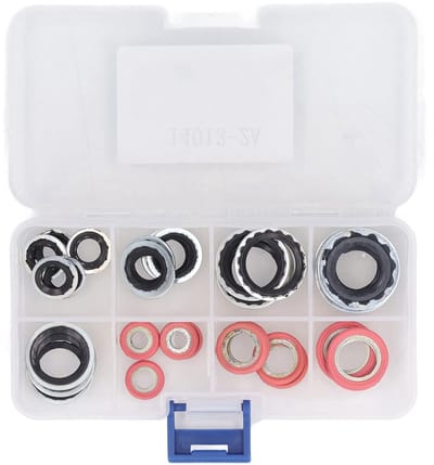 Dailygoods- Verbindingsuitrusting Waterdicht - 40PCs Afdichtingsstrip - Verzegelende O Ring - Hittebestendig - Aluminiumlegering - Kosteneffectief - Afdichtingsset