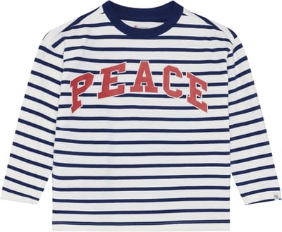 Noppies T-shirt stripe - Egret - Maat 92