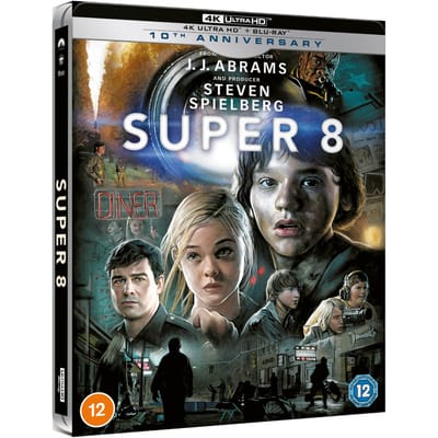 Super 8 10e Jubileum - Zavvi Exclusief 4K Ultra Steelbook (Inclusief Blu-ray)