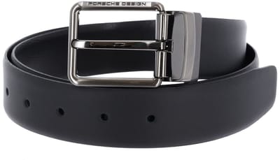 PORSCHE DESIGN Leren riem Raso - Zeus Business Belt Reversible 3,5 W90 Black - Black zwart