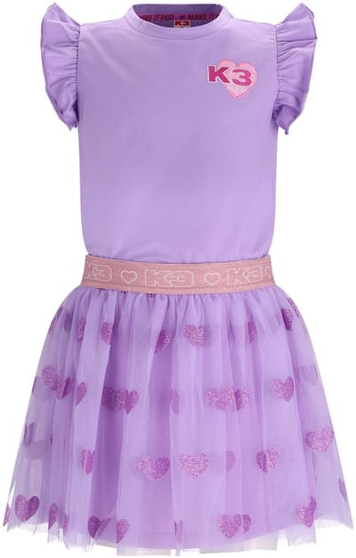 B.Nosy K3 Jurk lila Y604-5842 - maat 98