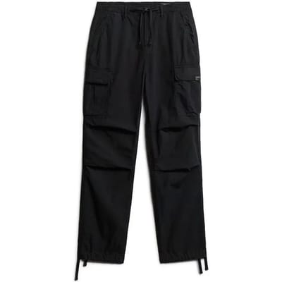 Superdry Para Cargobroek met Lage Taille Zwart Grootte: 30/30