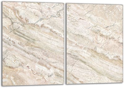 TMK ArtDeko Serie - Glazen Beschermplaat - 40x52 cm - Marmer - Veilig en Hygiënisch