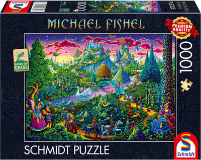 Schmidt - Legpuzzel - Fantastische sprookjeswereld - Michael Fischel - 1000 stukjes - Volwassenen - vanaf 12 jaar