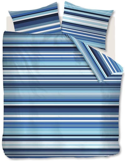 Beddinghouse Loiz - Dekbedovertrek - Lits-jumeaux - 260x200/220 cm + 2 kussenslopen 60x70 cm - Blue