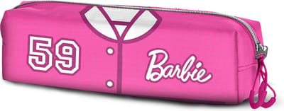 Karactermania - Barbie - Varsity-FAN Vierkante Roletui - Potloden etui - Pennenetui 2.2 - Roze