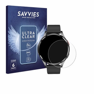 Savvies - Screenprotector voor Lgnitek GE30-H 1.43" - Folie Beschermfolie transparant 6 Stuks