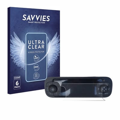 Savvies - Screenprotector voor Fiat Panda 2019 - Folie Beschermfolie transparant 6 Stuks