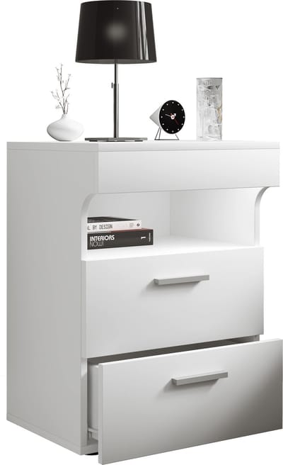 Nachtkastje Bijzettafel Lade Console Boxspring Nachtkastje Slepal L