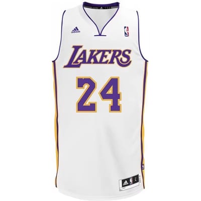 Adidas X NBA Samenwerking Los Angeles Lakers Kobe 24 Logo Pullover Comfortabel Basketbalshirt Unisex shirt Wit 7912A-3L9-K9836 L beige