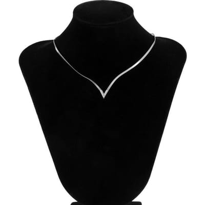 V-vormige Slangenhanger Kettingen om de Nek Damesmode Korte Choker Ketting voor Vrouwen Trendy Sieraden Halsband Meisjes Cadeaus gray