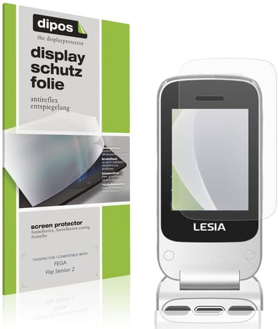 dipos – 4x Matte Beschermfolie geschikt voor FEGA Flip Senior 2 | Krasbestendige & antireflecterende Screenprotector Ultra-Thin