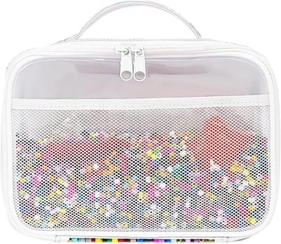 Puzzel Opbergzakken - Transparante Organizer - Spullen Opbergen - Waterdicht PVC Materiaal - 34 cm - Transparant