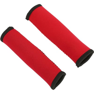2 stuks 19,5 cm Zacht Duikstof Kano Peddel Handvatten Accessoires (blauw)