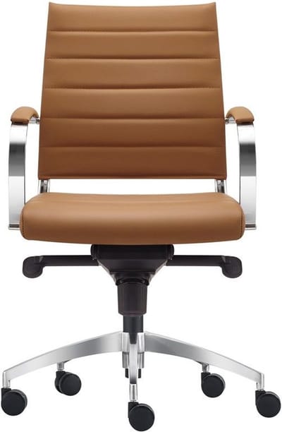 Sedero Bureaustoel Cádiz - Cognac - Leder