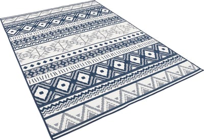 Pergamon Tapis d'intérieur et d'extérieur Cape Cod Ethno double face