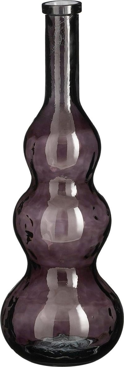 Mica Decorations Vaas Benito - 26.5x26.5x75 cm - Glas - Bruin