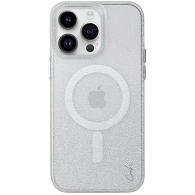 UNIQ Coehl Lumino Back Cover hoesje met MagSafe voor Apple iPhone 14 Pro Max - Zilver