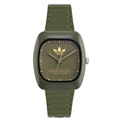 Adidas Originals Retro Wave Two AOSY24031 Horloge - Kunststof - Groen - Ø 37 mm