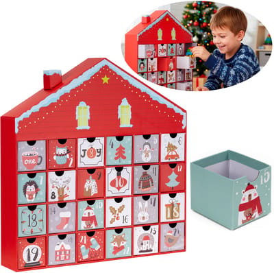 Springos Adventskalender | 24 Delig | Papier | Huis