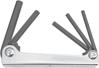 Opvouwbare Inbussleutel Set met Metalen Handvat 3/16-3/8 Inch