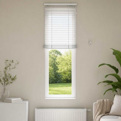vidaXL - Venetiaanse - jaloezie - Wit - 55 - x - 160 - cm - 35 - mm