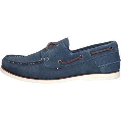 Tommy Hilfiger - Th Boat Shoe Core Suede Licht blauw 41