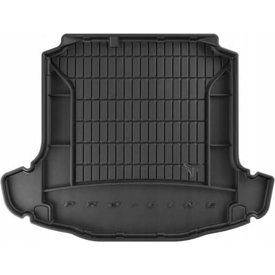 Premium Rubber Kofferbakmat met Organizer Functie – Geschikt voor SKODA Rapid Liftback 2012-2018 – Met zij-nissen – TPE Rubber – Hoge Rand 5 cm