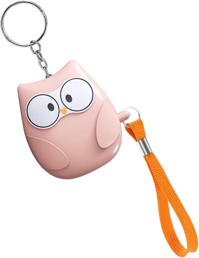 Persoonlijk Alarm - Veiligheid Sleutelhanger - Noodsituatie Melding - 130dB Geluid - 6x3x7 cm - Roze