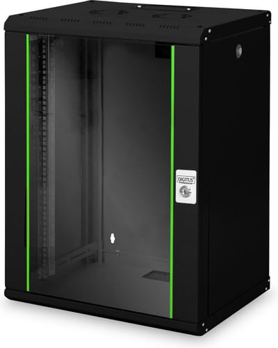 DIGITUS DN-19 16-U-SW - 16U - Wall Mount Rack Cabinet