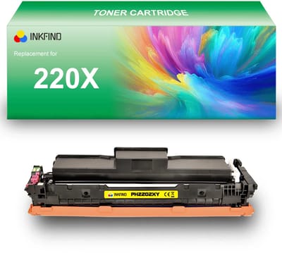 INKFIND 220X (W2202X) Geel tonercartridge compatibel met HP 220X (W2202X) Geel en toner cartridge - 1-pack Geel
