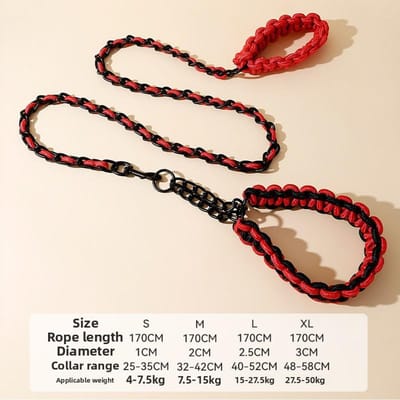 Grote Hond Golden Retriever Middelgrote en Grote Hond IJzeren Ketting Halsband Hond Vet Gedraaid Huisdier Treklijn Seizoen P Ketting Explosiebestendig S