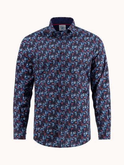 A Fish Named Fred Shirt pheasant Navy (32.014.604)