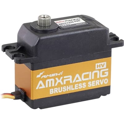 Amewi Standaard servo AMXRacing AM2273SG PRO Analoge servo Materiaal (aandrijving): Staal Stekkersysteem: JR