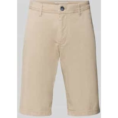 slim fit chino-shorts van katoenmix