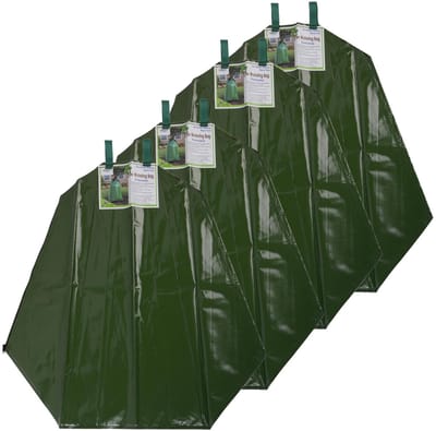 UNUS® Boomwaterzak 75 liter set van 4 groen Boomzakken voor Boombewatering Waterzak boom