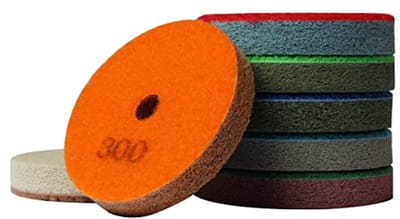 Polijsten Pad Set voor Tegels en Steen - 7 Delige Diamond Sponge Fiber 300-10000 Grit