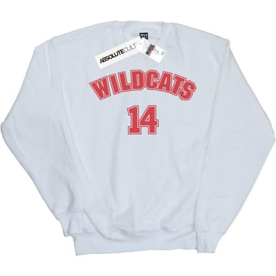 Disney Heren High School Musical The Musical Wildcats 14 Sweatshirt (Wit)