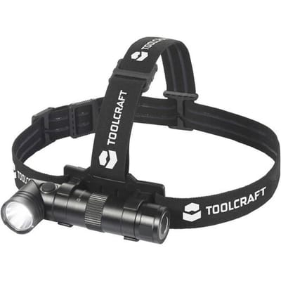 TOOLCRAFT TO-7838469 SMD LED Hoofdlamp werkt op een accu 2000 lm 200 h TO-7838469