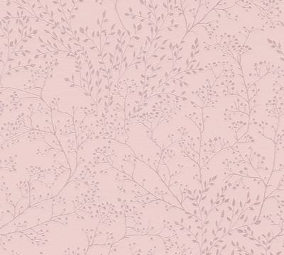 FILIGRAAN TAKKEN EN BLADEREN BEHANG | Landelijk - roze - A.S. Création Trendwall 2